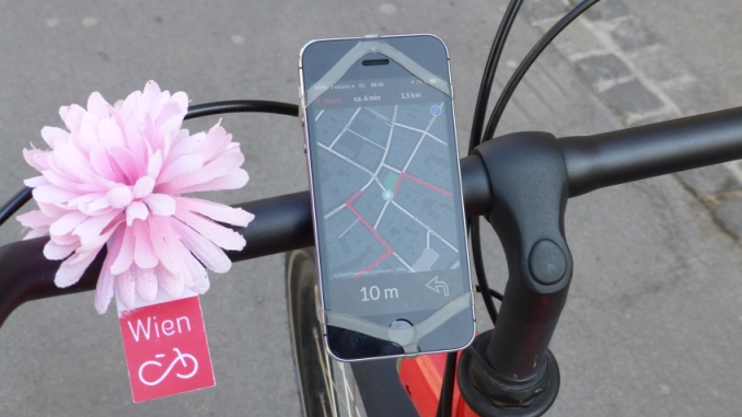 Gratis Fahrrad-App für Wien Fahrrad Wien App