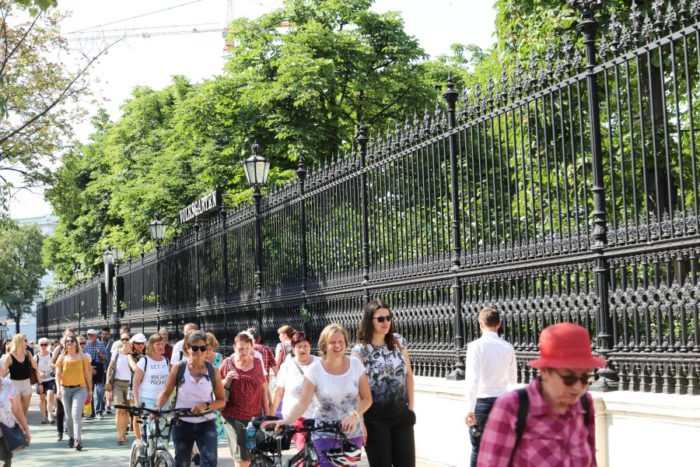 Anlässlich des 100. Jubiläums der Republik besuchte das Geh Café im Juni 2018 geschichtsträchtige Orte im 1. Bezirk Wiens. Foto: Christian Fürthner