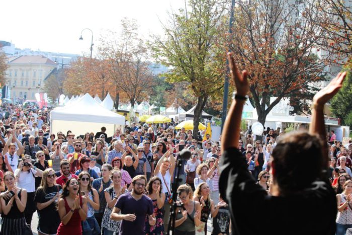 Das Streetlife Festival zum Auftakt der Europäischen Mobilitätswoche besuchten 40.000 Menschen. Es fand am 15. und 16. September in der Babenbergerstraße statt. Foto: Christian Fürthner