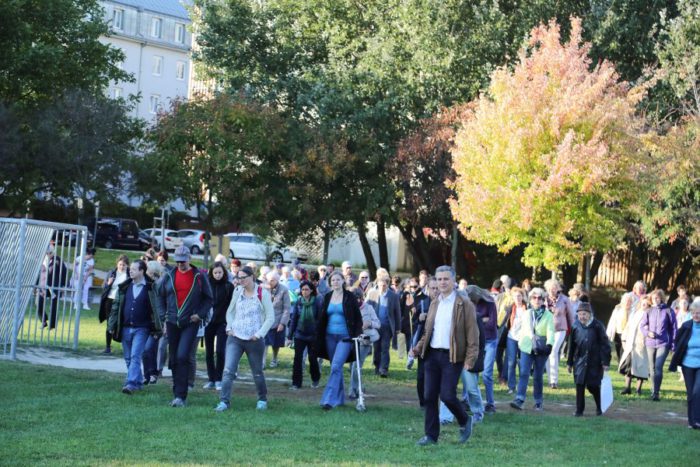 Am 5. Oktober 2018 begibt sich das Geh-Café gemeinsam mit Gemeinderat Josef Taucher und der Fußgängerbeauftragten Petra Jens auf Entdeckungstour in die Donaustadt. Foto: Christian Fürthner