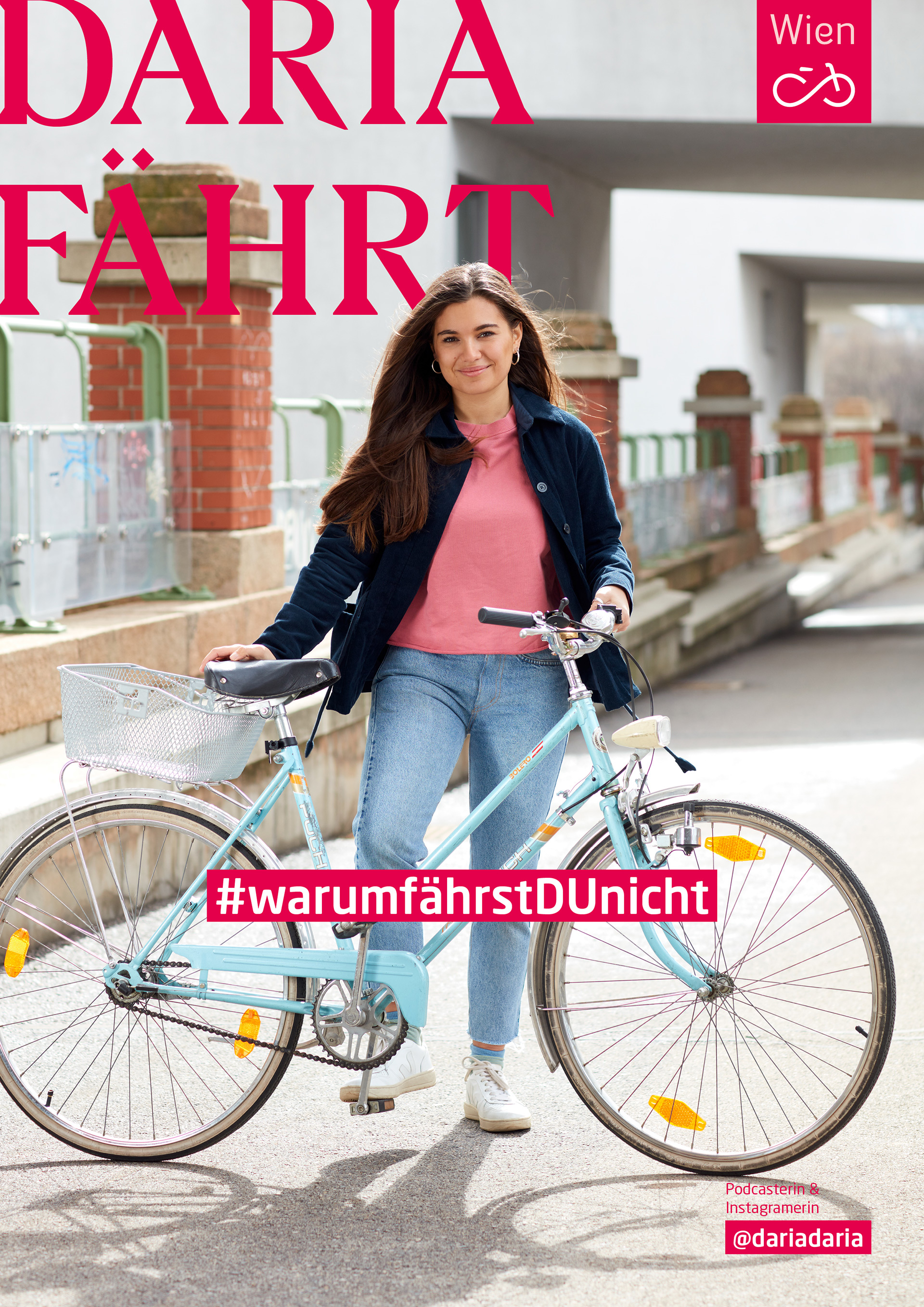 Influencerin Daria hat uns erzählt warum das Radfahren für sie wichtig ist. #warumfährstDUnicht. Foto: Ian Ehm