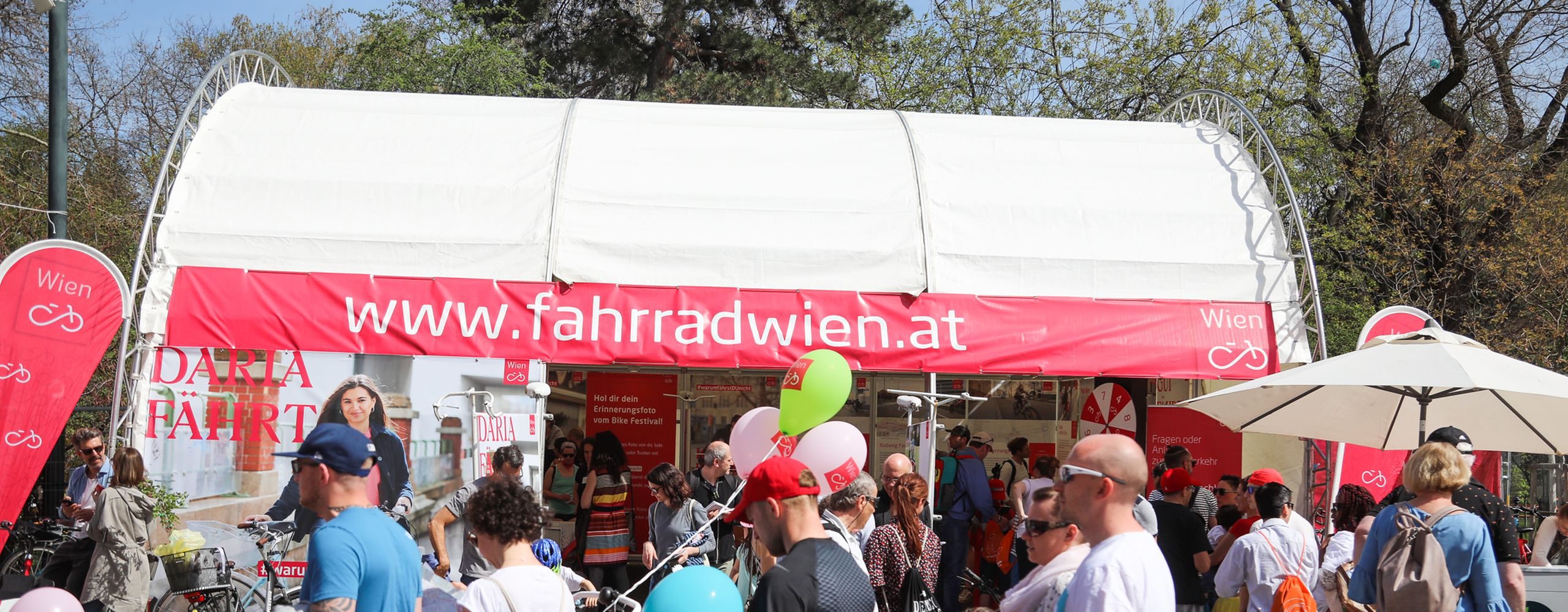 Das Bike Festival fand am 14. und 15. April 2018 am Rathausplatz statt. Es ist das größte Fahrrad-Event Europas. Am Fahrrad Wien Stand gibt es Infos rund ums Radfahren in Wien. Foto: Christian Fürthner