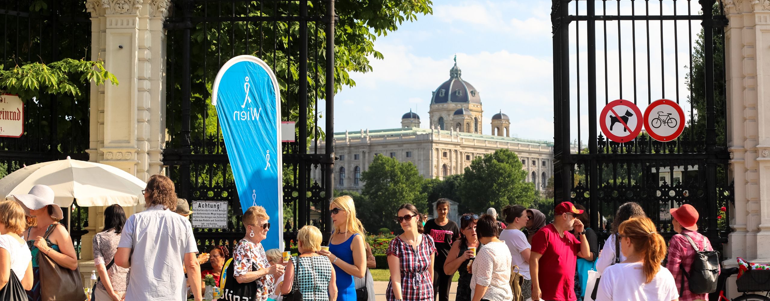 Anlässlich des 100. Jubiläums der Republik besuchte das Geh Café im Juni 2018 geschichtsträchtige Orte im 1. Bezirk Wiens. Foto: Christian Fürthner