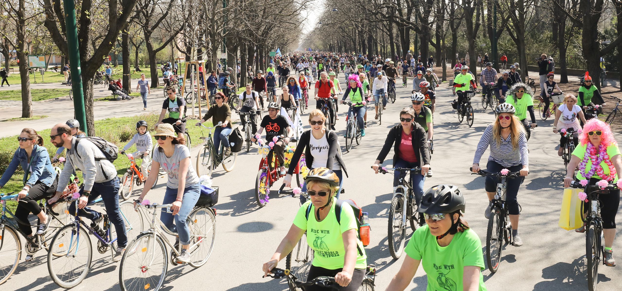 Tausende RadlerInnen fuhren bei der Radparade 2019 mit.