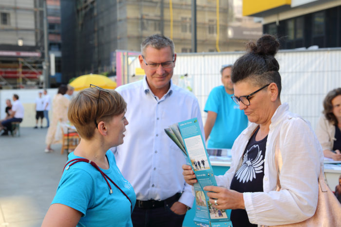 Am Stramankerl-Festival in Floridsdorf mit Bezirksvorsteher Georg Papai